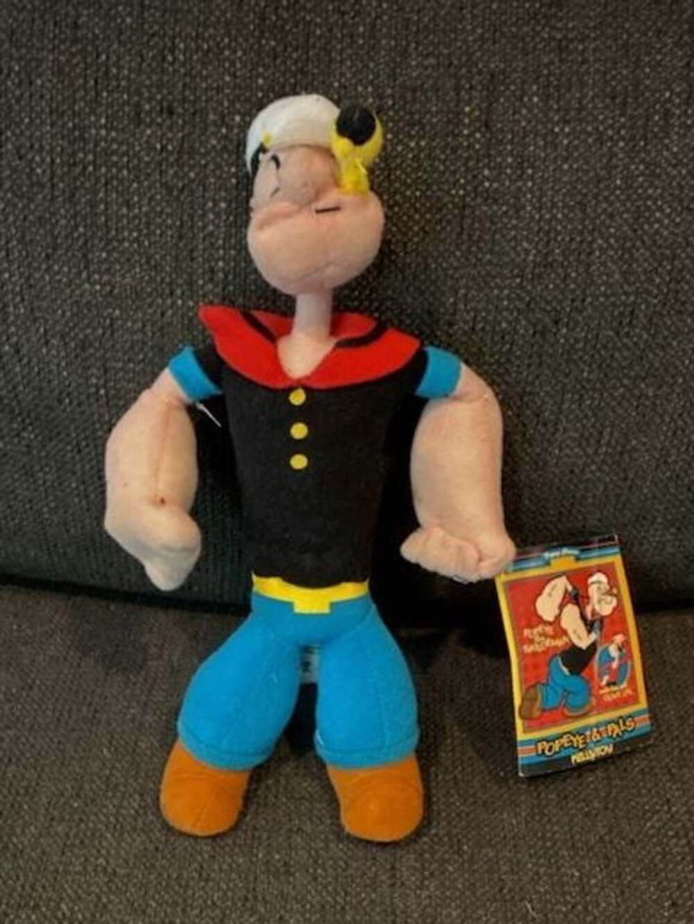 Kellytoy Popeye The Sailor Man Plush Doll With Hang Tag